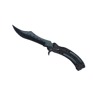 Butterfly Knife | Blue Steel